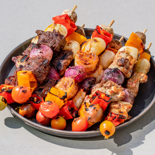 perfectly grilled kabobs